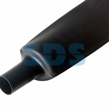 Трубка термоусадочная ТУТнг 50/25 чёрный 1м Rexant (10)