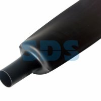 Трубка термоусадочная ТУТнг 80/40 чёрный 1м Rexant (10)