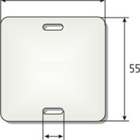 Бирка У-134 квадрат 100шт/уп (60)
