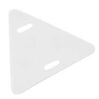 Бирка У-136 треугольник 100шт белый Rexant