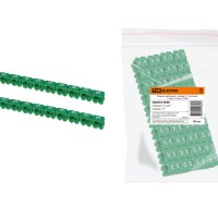 Маркер наборный "5" зеленый 1,5 мм2 (150шт.) (10)