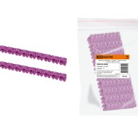 Маркер наборный "7" фиолетовый 1,5 мм2 (150шт.) (10)