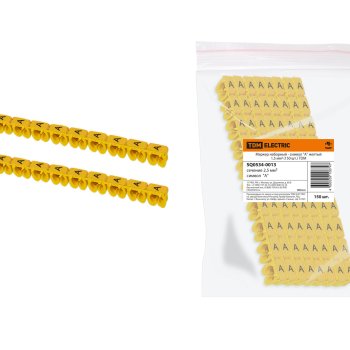 Маркер наборный "A" желтый 1,5 мм2 (150шт.) (10)