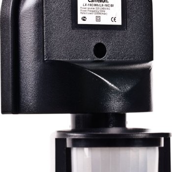 Датчик движения Camelion LX-16С 1200Вт 180° 12м черный (36)