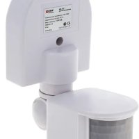 Датчик движения инфракрасный настенный EKF MS-16C 1200Вт 180° 12м IP44 белый (50)