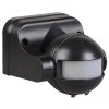 Датчик движения инфракрасный настенный IEK ДД-009 1100Вт 180° 12м IP44 черный (12)