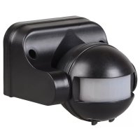 Датчик движения инфракрасный настенный IEK ДД-009 1100Вт 180° 12м IP44 черный (12)