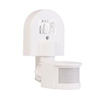 Датчик движения инфракрасный настенный Smartbuy ms-008 1200Вт 180° 12м IP44 белый (36)