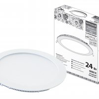 Светильник точечный круг 24Вт 4000К TDM СВО Даунлайт 1140Лм d282мм белый (10)