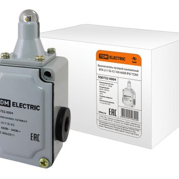 Выключатель путевой TDM ВПК-2111Б 10А 660В IP67 (50)