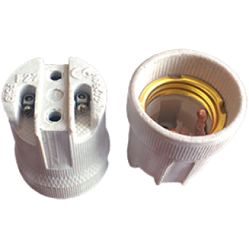 Патрон керамический подвесной Е27 Ecola