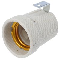 Патрон керамический подвесной Е27 держатель Rexant (40/400)