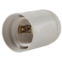 Патрон пластик подвесной Е27 белый Inhome (50/300)