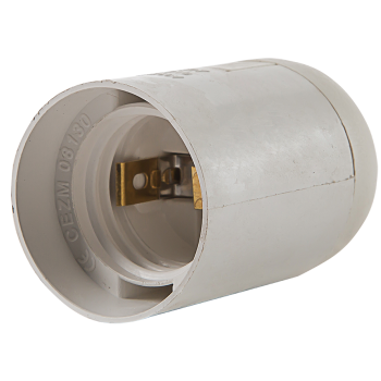 Патрон пластик подвесной Е27 белый Inhome (50/300)