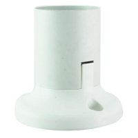 Патрон пластиковый потолочный Е27 белый TDM (10)