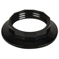 Кольцо к патрону E14 карболит чёрный Ecola (100)