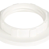 Кольцо к патрону E14 пластик белый Ecola (10) замена RB4SPWEAY