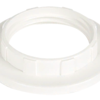 Кольцо к патрону E14 пластик белый Ecola (10) замена RB4SPWEAY