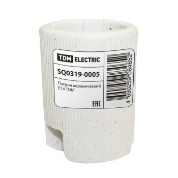 Патрон керамический подвесной Е14 TDM (400)