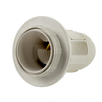 Патрон пластик подвесной кольцо Е14 белый Inhome (50)