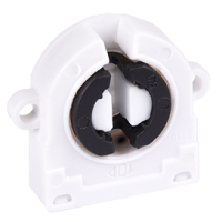 Патрон G13 пластик торцевой поворот ушки Ecola (10)