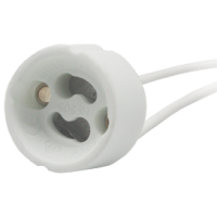 Патрон GU10 керамический 2x8см Ecola (48)