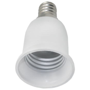 Переходник Е14-Е27 Ecola белый