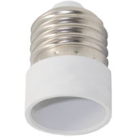 Переходник Е27-Е14 Ecola белый