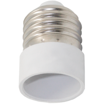 Переходник Е27-Е14 Ecola белый