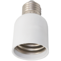 Переходник Е27-Е40 Ecola белый