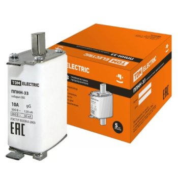Вставка плавкая ППНН-33 TDM габ.00С  10А (4)