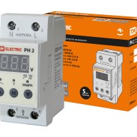 Реле контроля напряжения TDM РН2 40А 220В LED дисплей (50)