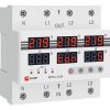 Реле напряжения и тока трехфазное 63A EKF MRVA-3