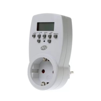 Розетка-таймер Rexant RX-31 (неделя, LCD, 3500Вт) (48)