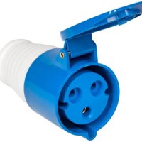 Розетка переносная 213 2Р+РЕ 16А 220В IP44 Omnyx (10/100)