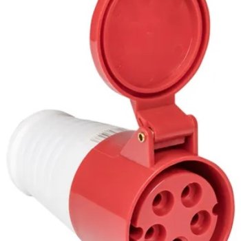 Розетка переносная  225 3Р+РЕ+N 32А 380В IP44 Omnyx (10/100)