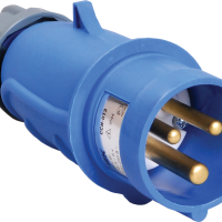 Вилка 013 2Р+РЕ 16А 220В IP44 MAGNUM IEK (10)