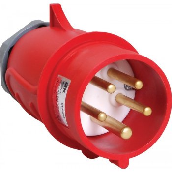 Вилка 015 3Р+РЕ+N 16А 380В IP44 MAGNUM IEK (10)