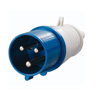 Вилка 023 2Р+РЕ 32А 220В IP44 IEK (10)
