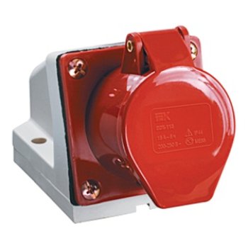 Розетка 125 стационарная 3Р+РЕ+N 32А 380В IP44 MAGNUM IEK (10)