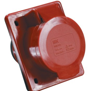 Розетка 424 встраиваемая 3Р+Е 32А 380В IP44 MAGNUM IEK (10)