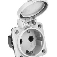 Розетка РП13-3 2Р+РЕ 16А IP54 MAGNUM IEK с крышкой (40)