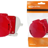 Розетка TDM 135 стационарная 3Р+РЕ-N 63А 380В IP54 (10)