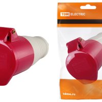 Розетка TDM 225 переносная 3Р+РЕ+N 32А 380В IP44 (10)