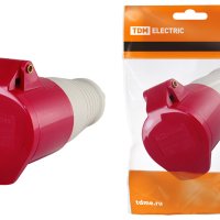 Розетка 235 переносная 3Р+РЕ+N 63А 380В IP54 TDM (2)