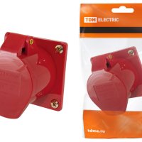 Розетка 415 скрытая 3Р+РЕ+N 16А 380В IP44 TDM (20)