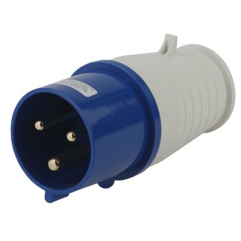 Вилка 023 2Р+РЕ 32А 220В IP44 Эра (10)