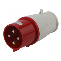 Вилка 024 3Р+РЕ 32А 380В IP44 Эра (10)