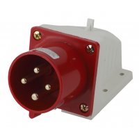 Вилка 513 стационарная 3Р+PЕ 32А 380В IP44 Эра (10)