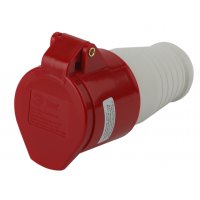 Розетка переносная 214 3Р+РЕ 16А 380В IP44 Эра (10)